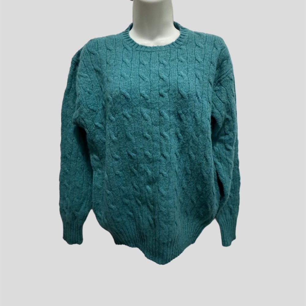 Polo by Ralph Lauren size XL crew neck sweater 100% scottish wool yarn